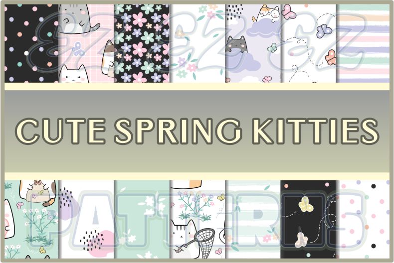 Cute Spring Kitties