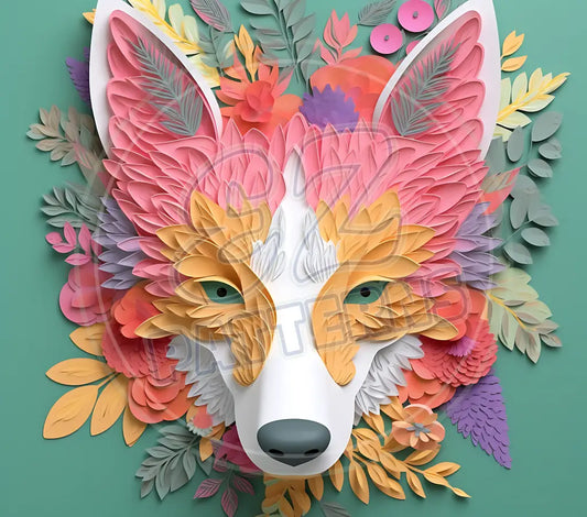 3D Forest Animals 006 Printed Pattern Vinyl