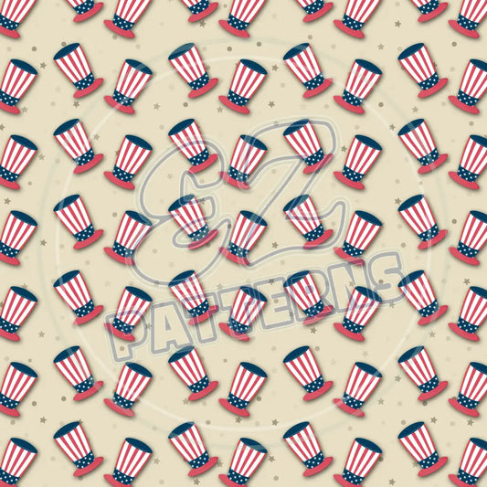 4Th Of July 004 Printed Pattern Vinyl