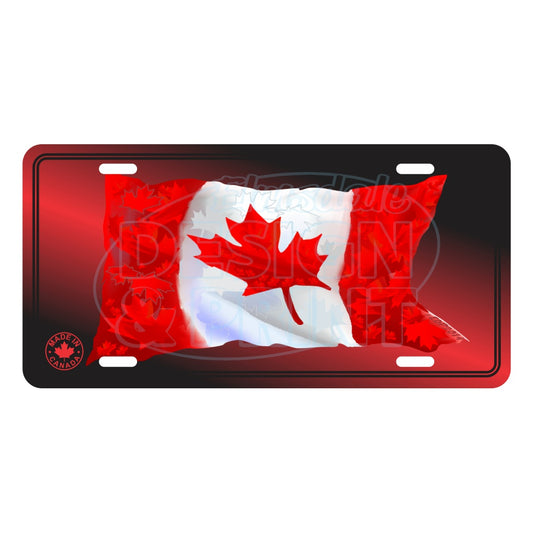 Canada Flag: License Plates