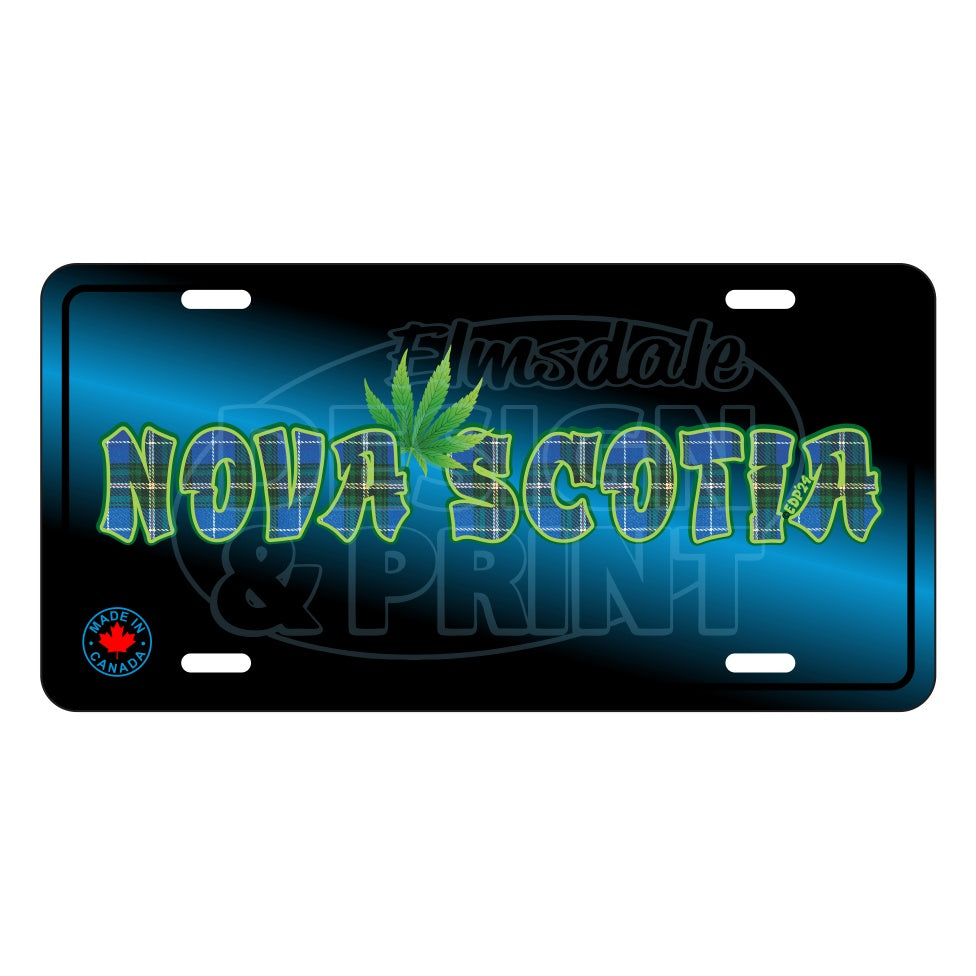 Nova Scotia Tartan Leaf: License Plates