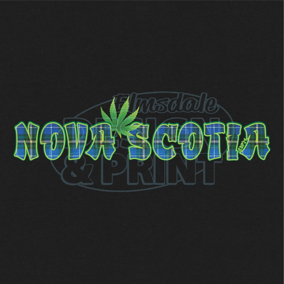 Nova Scotia Tartan Leaf: Hoodies