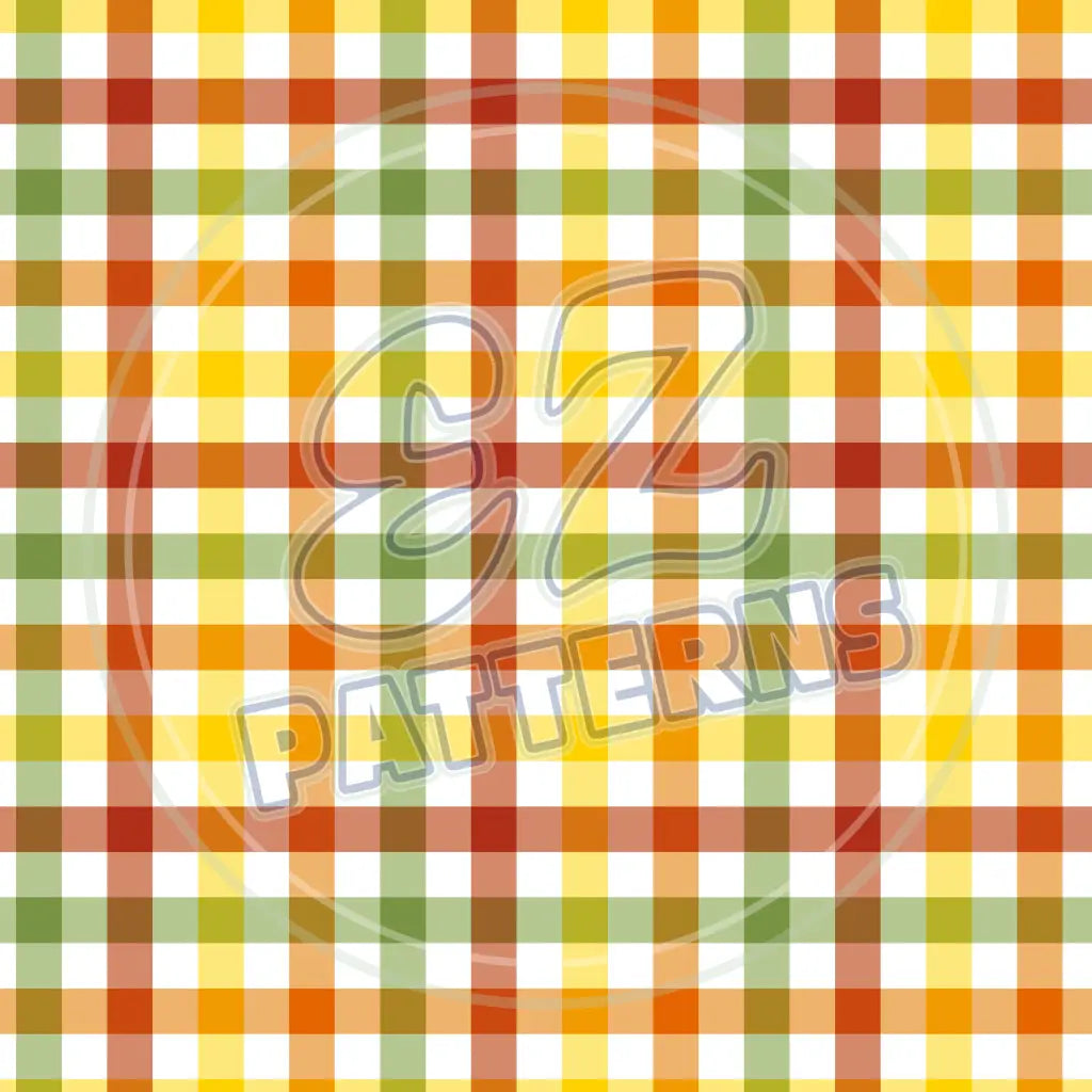 Autumn Plaid 004 Printed Pattern Vinyl