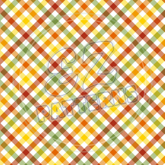 Autumn Plaid 009 Printed Pattern Vinyl