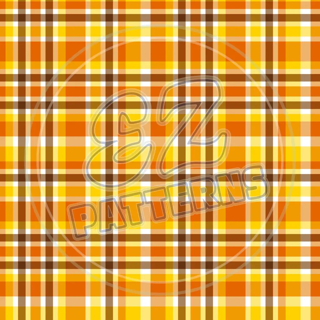 Autumn Plaid 013 Printed Pattern Vinyl