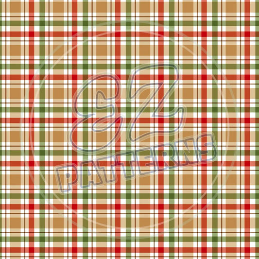 Autumn Plaid 015 Printed Pattern Vinyl