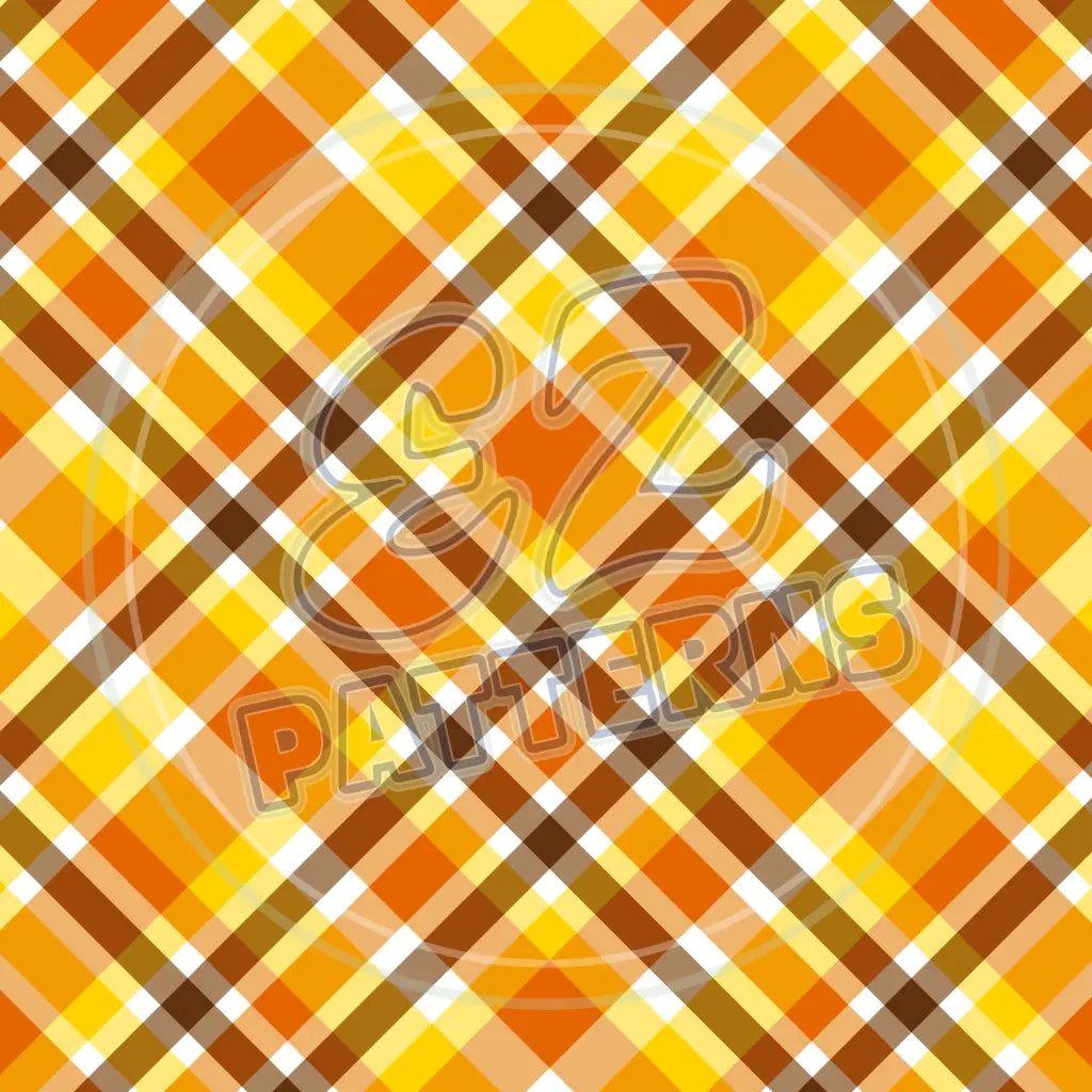 Autumn Plaid 018 Printed Pattern Vinyl