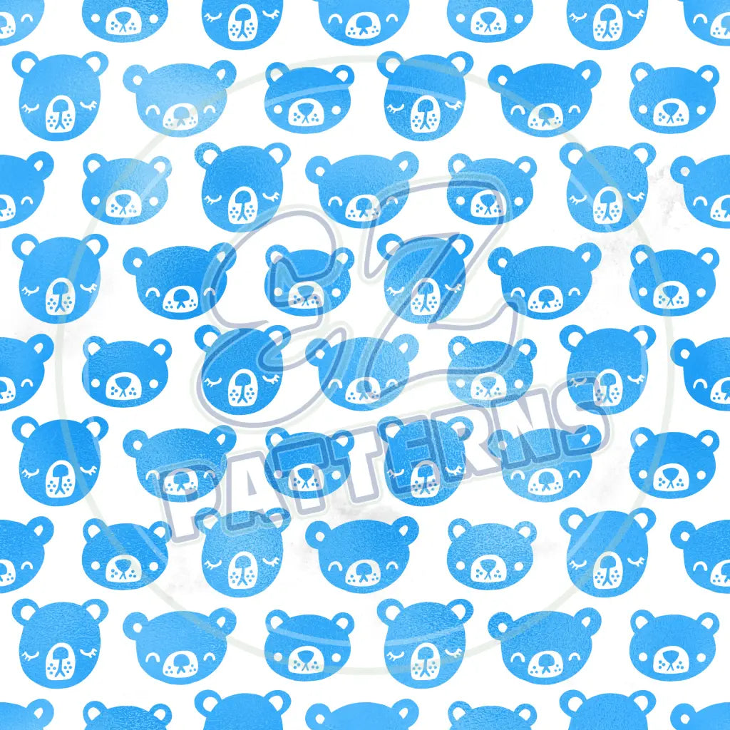 Baby Blue 013 Printed Pattern Vinyl