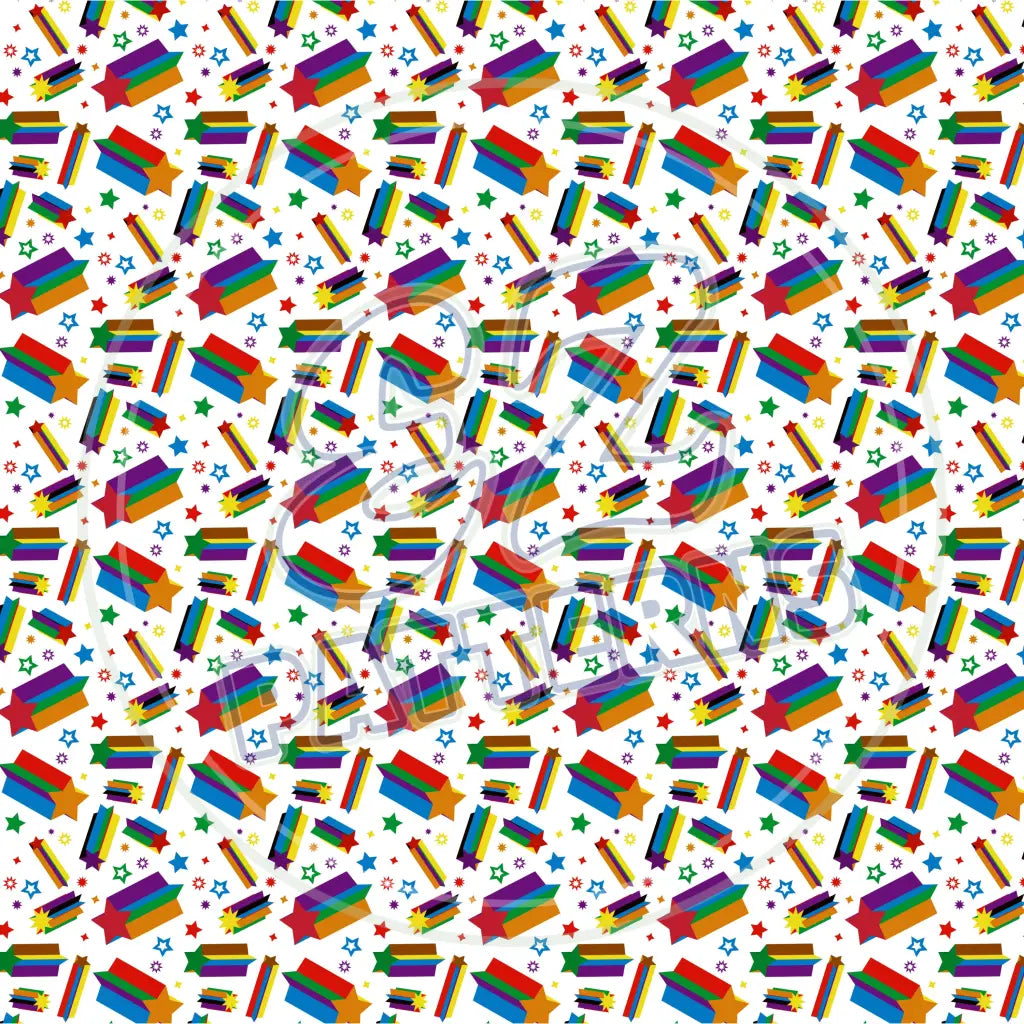 Back To School 011 Printed Pattern Vinyl