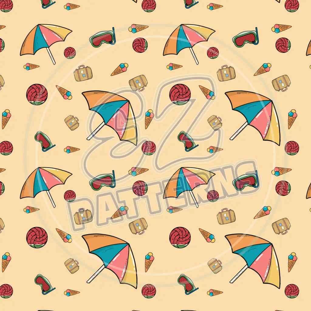 Beach Day 009 Printed Pattern Vinyl