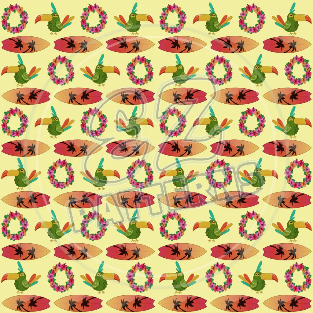 Beach Day 019 Printed Pattern Vinyl