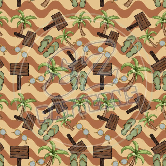 Beach Day 023 Printed Pattern Vinyl