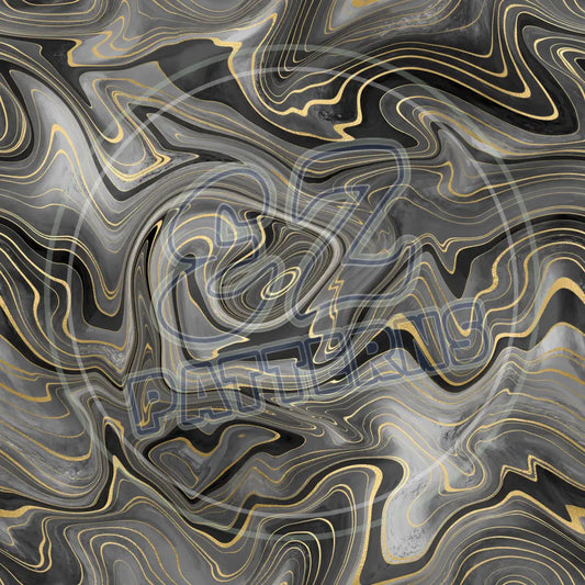 Black Gold Strata 003 Printed Pattern Vinyl