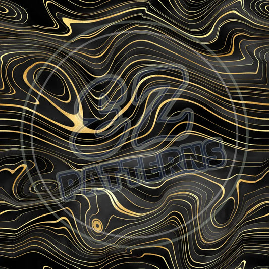 Black Gold Strata 009 Printed Pattern Vinyl