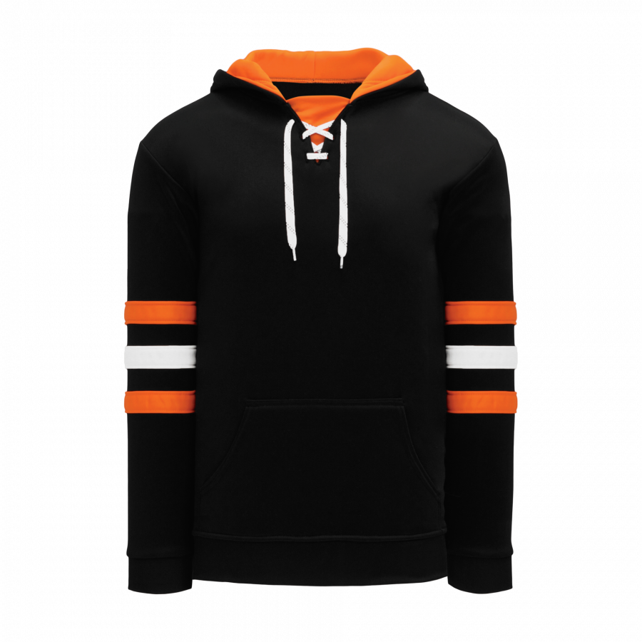 Black/Orange/White Premium Hoodie