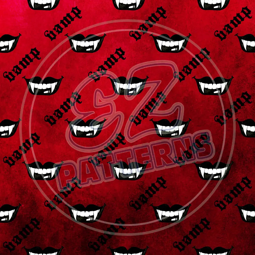 Blood Red 003 Printed Pattern Vinyl