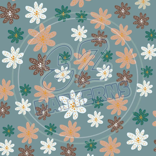 Boho Petals 015 Printed Pattern Vinyl