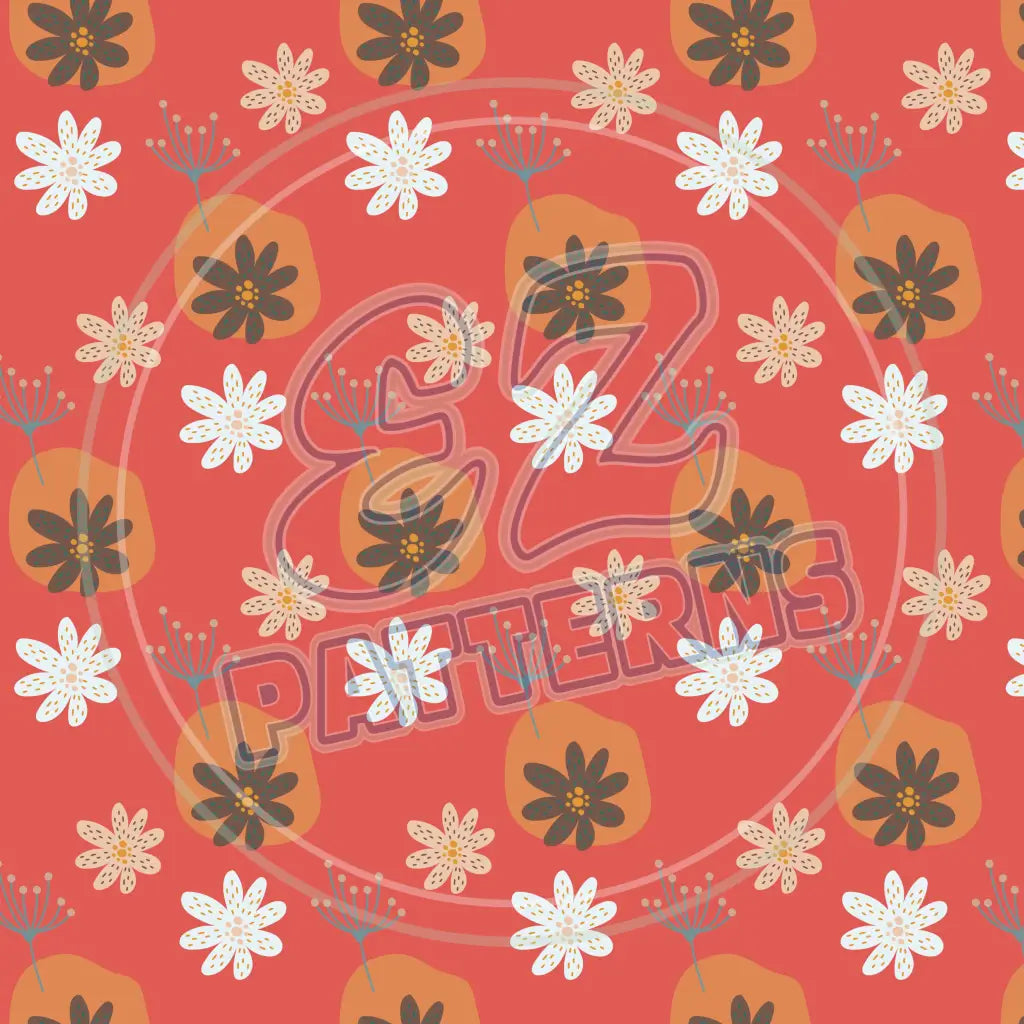 Boho Petals 016 Printed Pattern Vinyl