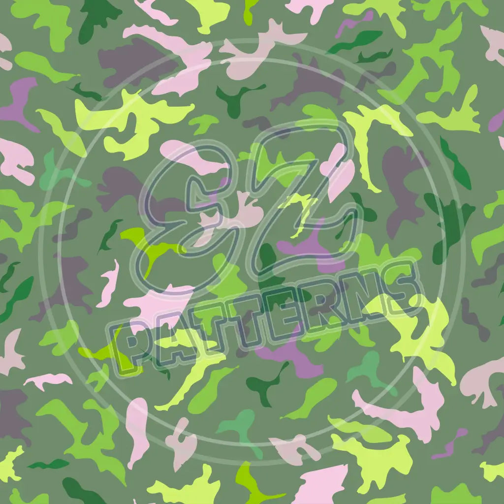 Bright Camo 005 Printed Pattern Vinyl