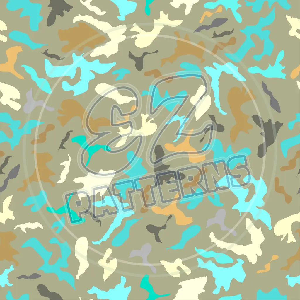 Bright Camo 008 Printed Pattern Vinyl