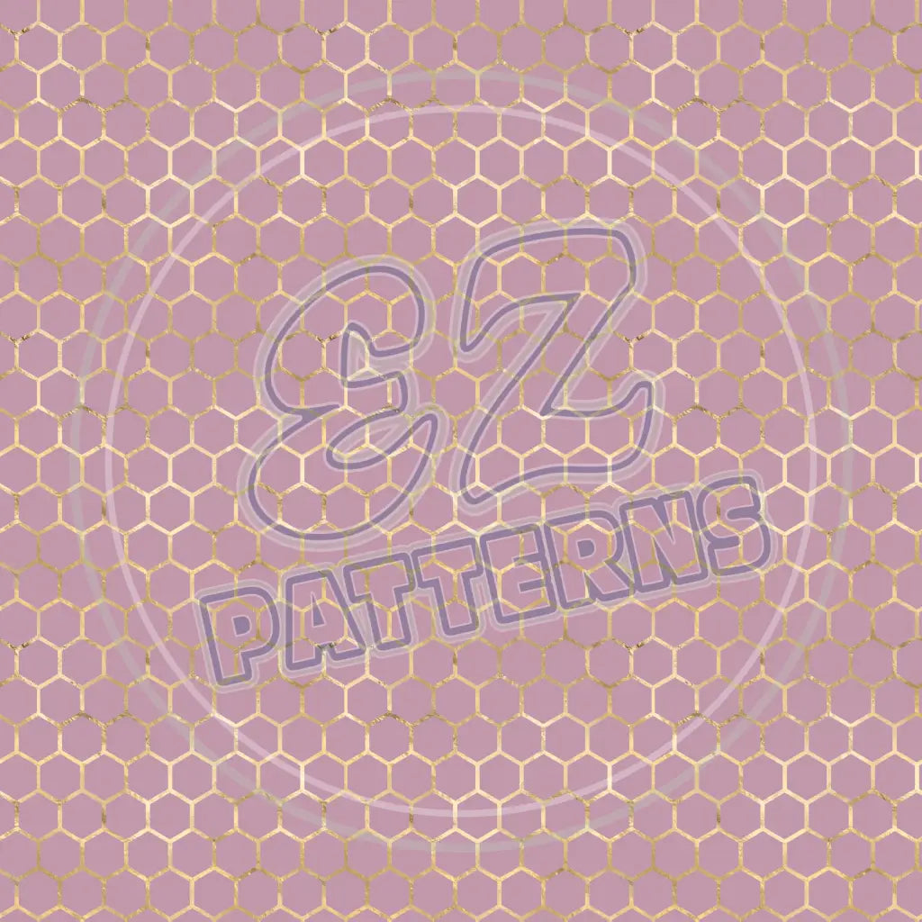 Burgundy Bees 007 Printed Pattern Vinyl