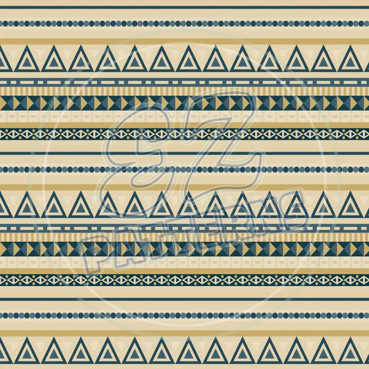 Cobalt Tan 001 Printed Pattern Vinyl