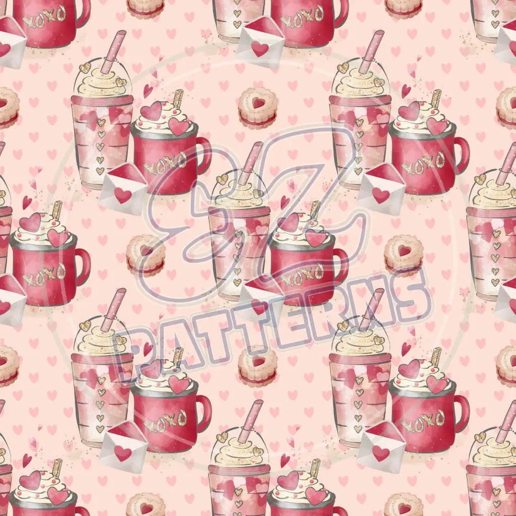 Coffee Lovers 007 Printed Pattern Vinyl