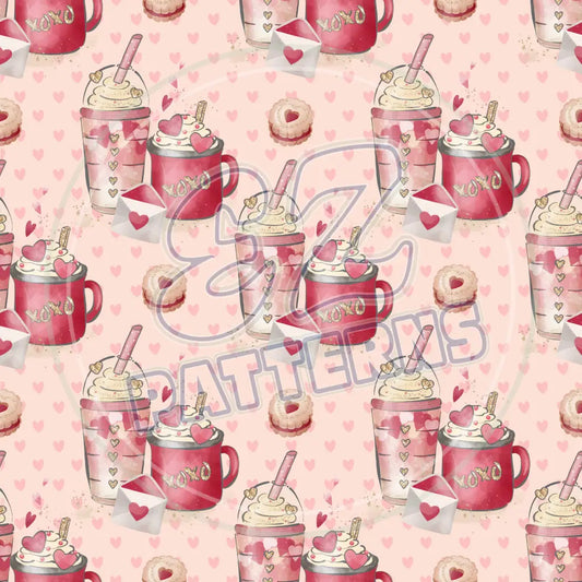 Coffee Lovers 007 Printed Pattern Vinyl