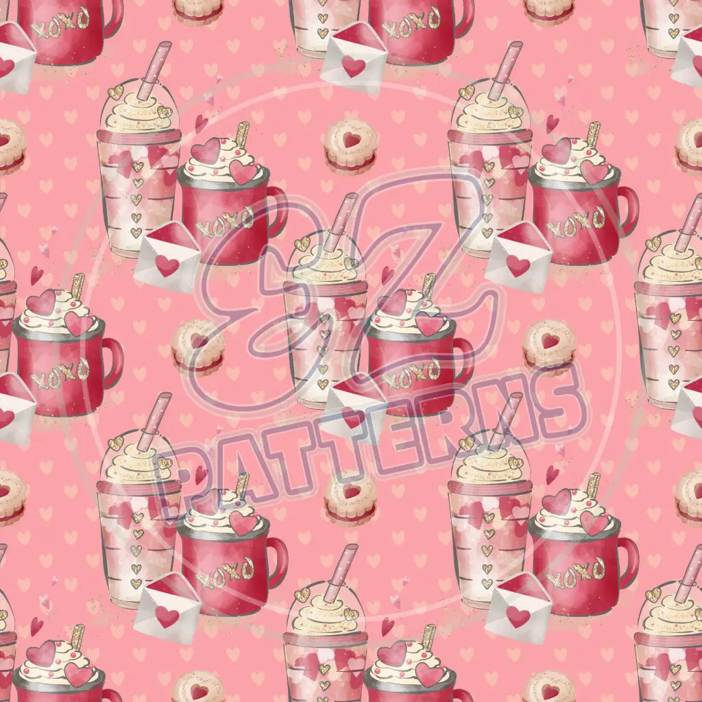 Coffee Lovers 008 Printed Pattern Vinyl