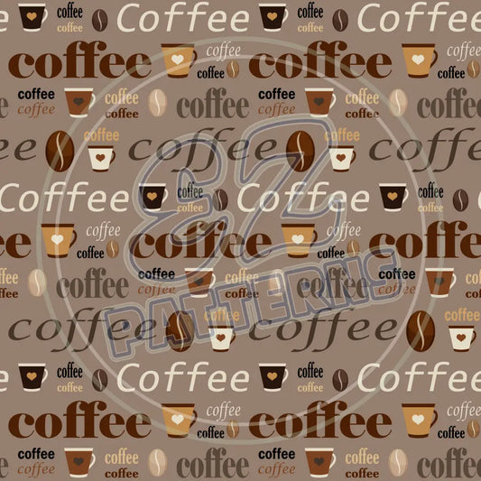 Coffee Shop 010 Printed Pattern Vinyl