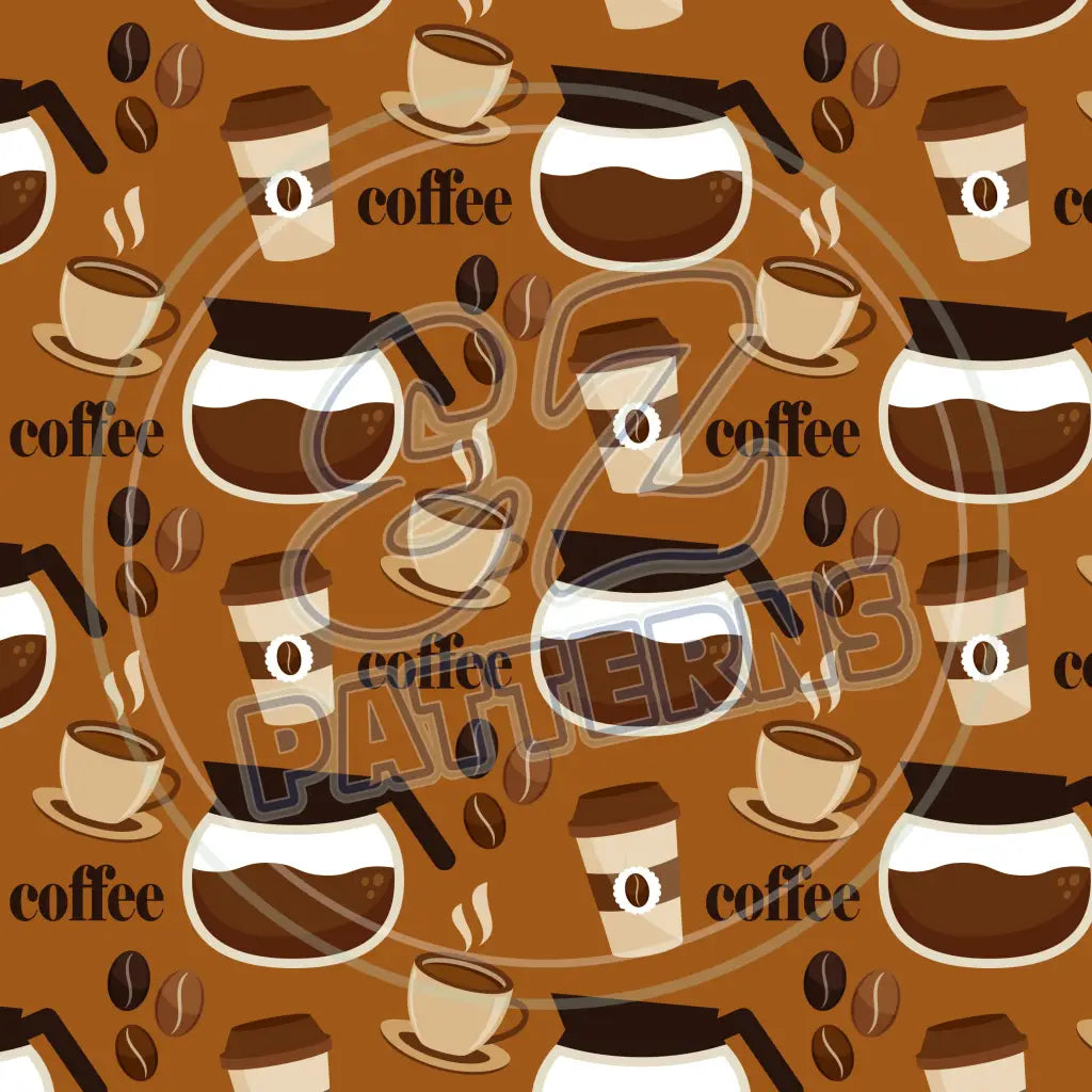 Coffee Shop 015 Printed Pattern Vinyl