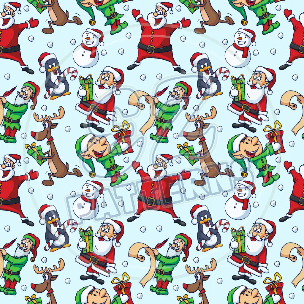 Comedy Christmas 025 Printed Pattern Vinyl