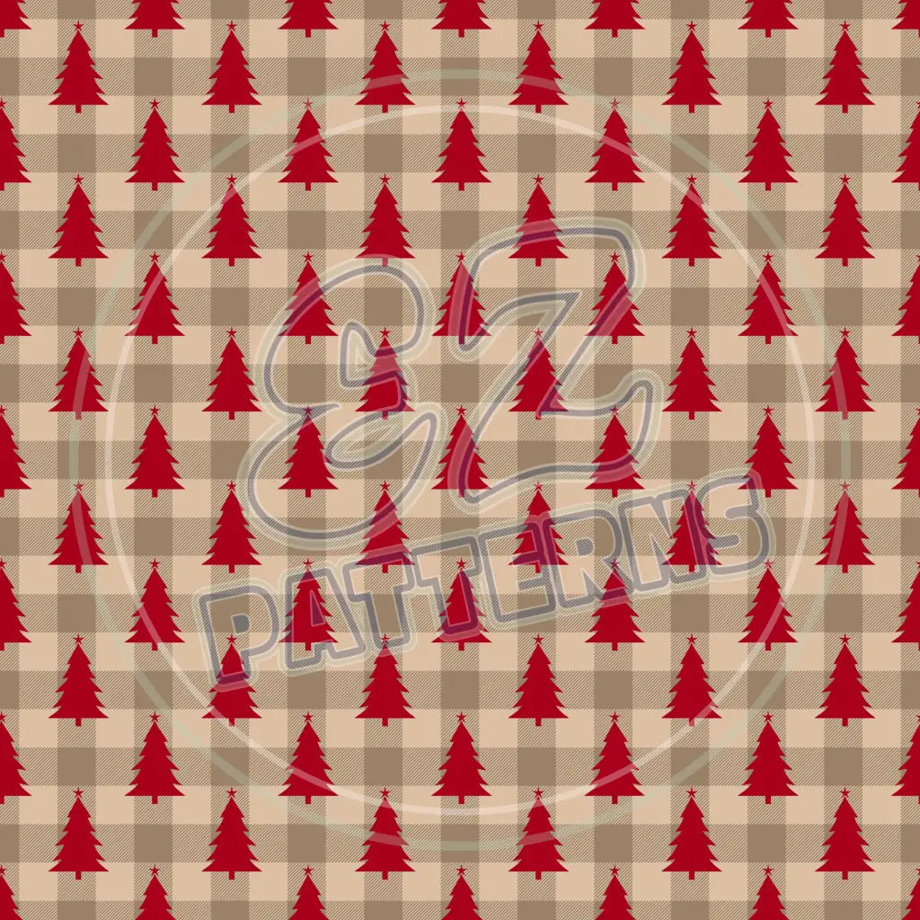 Country Christmas 005 Printed Pattern Vinyl