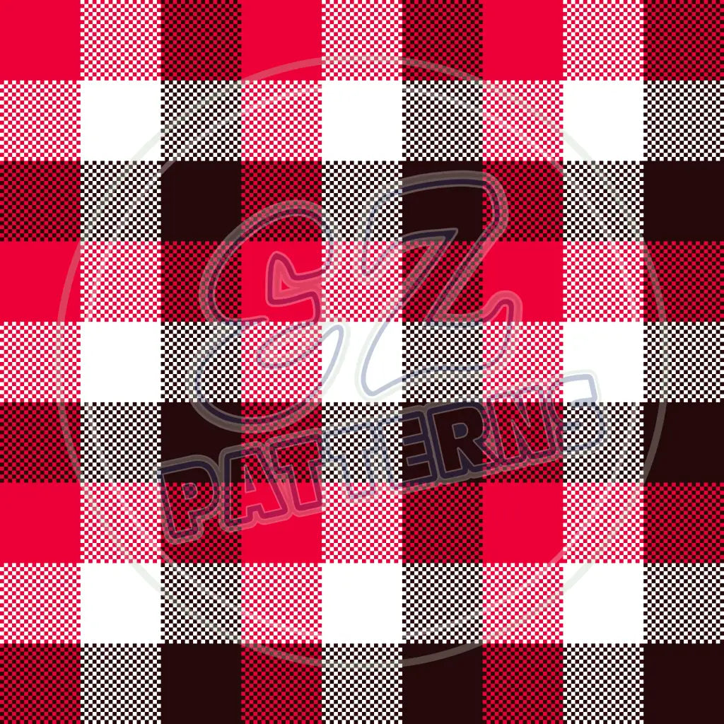 Cozy Plaid 001 Printed Pattern Vinyl