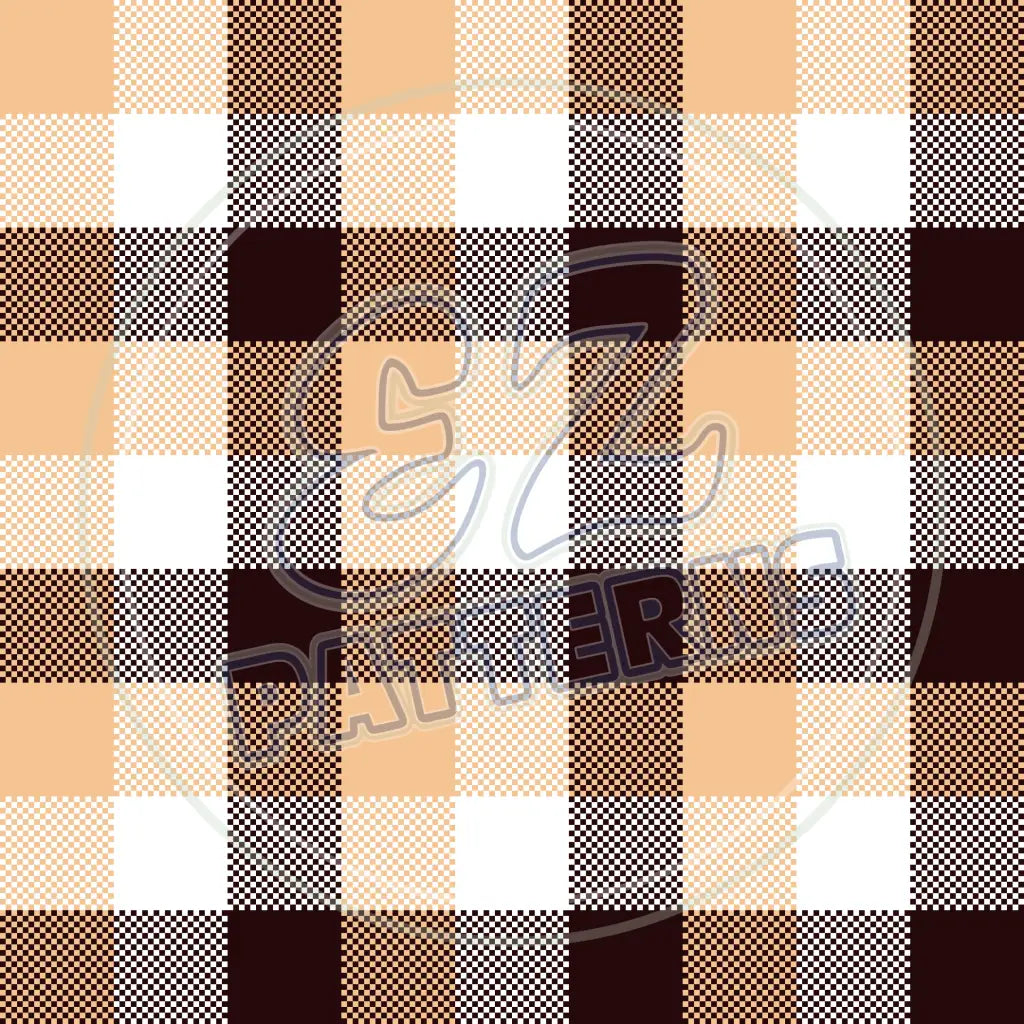 Cozy Plaid 002 Printed Pattern Vinyl