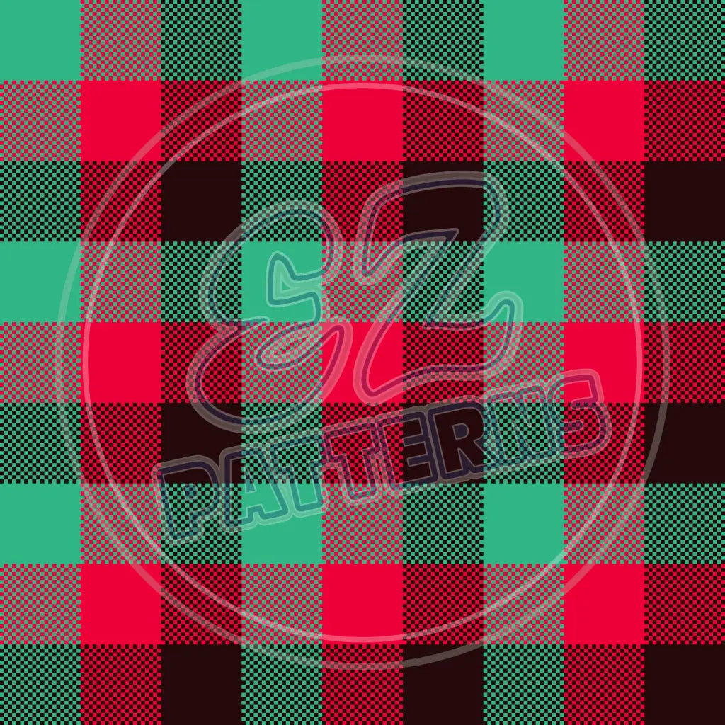 Cozy Plaid 004 Printed Pattern Vinyl