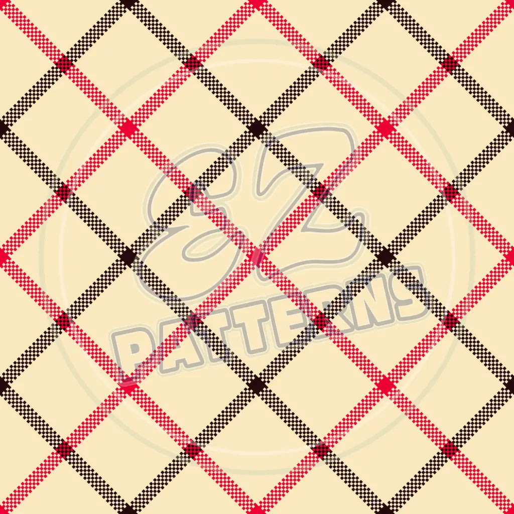 Cozy Plaid 014 Printed Pattern Vinyl