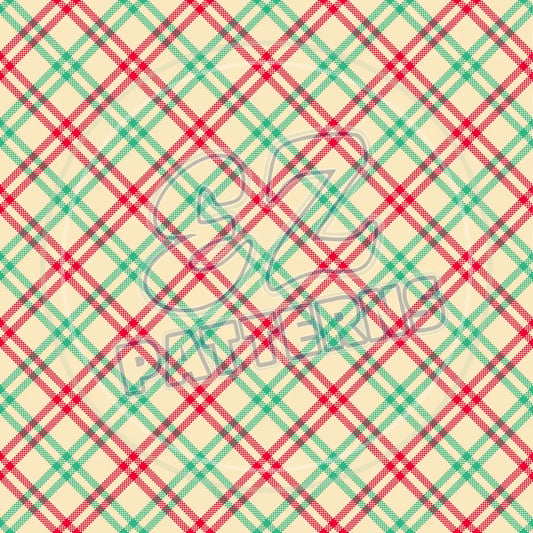 Cozy Plaid 018 - Small Pattern Printed Vinyl