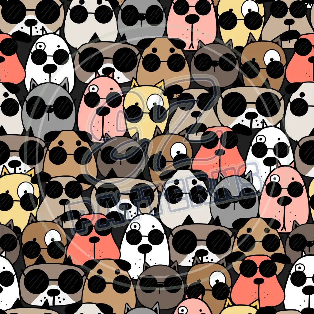 Cute Puppers 003 Printed Pattern Vinyl