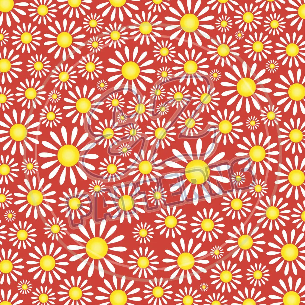 Daisy Crazy 007 Printed Pattern Vinyl