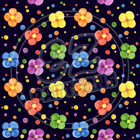 Dark Rainbow 006 Printed Pattern Vinyl