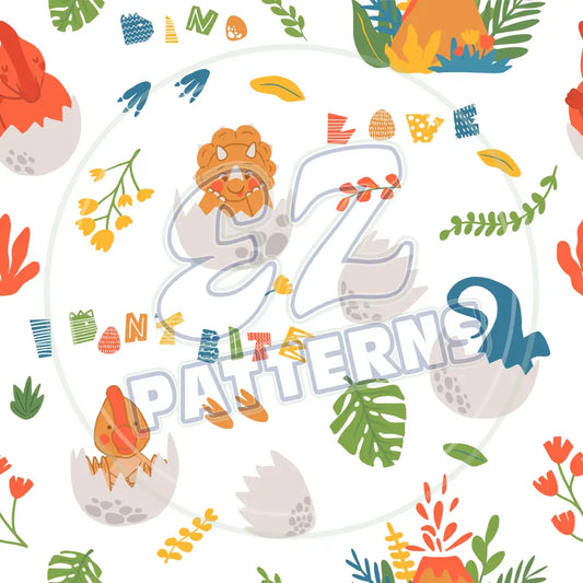 Dino World 008 Printed Pattern Vinyl