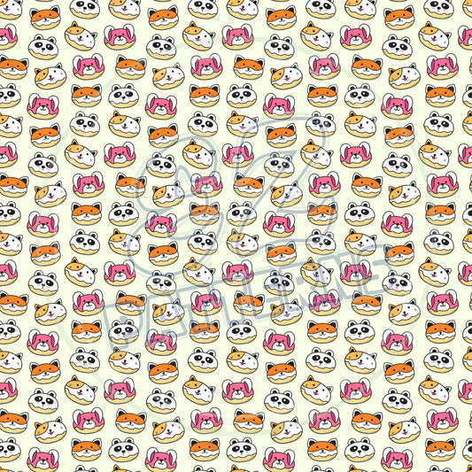 Dumpling Dudes 001 Small Printed Pattern Vinyl