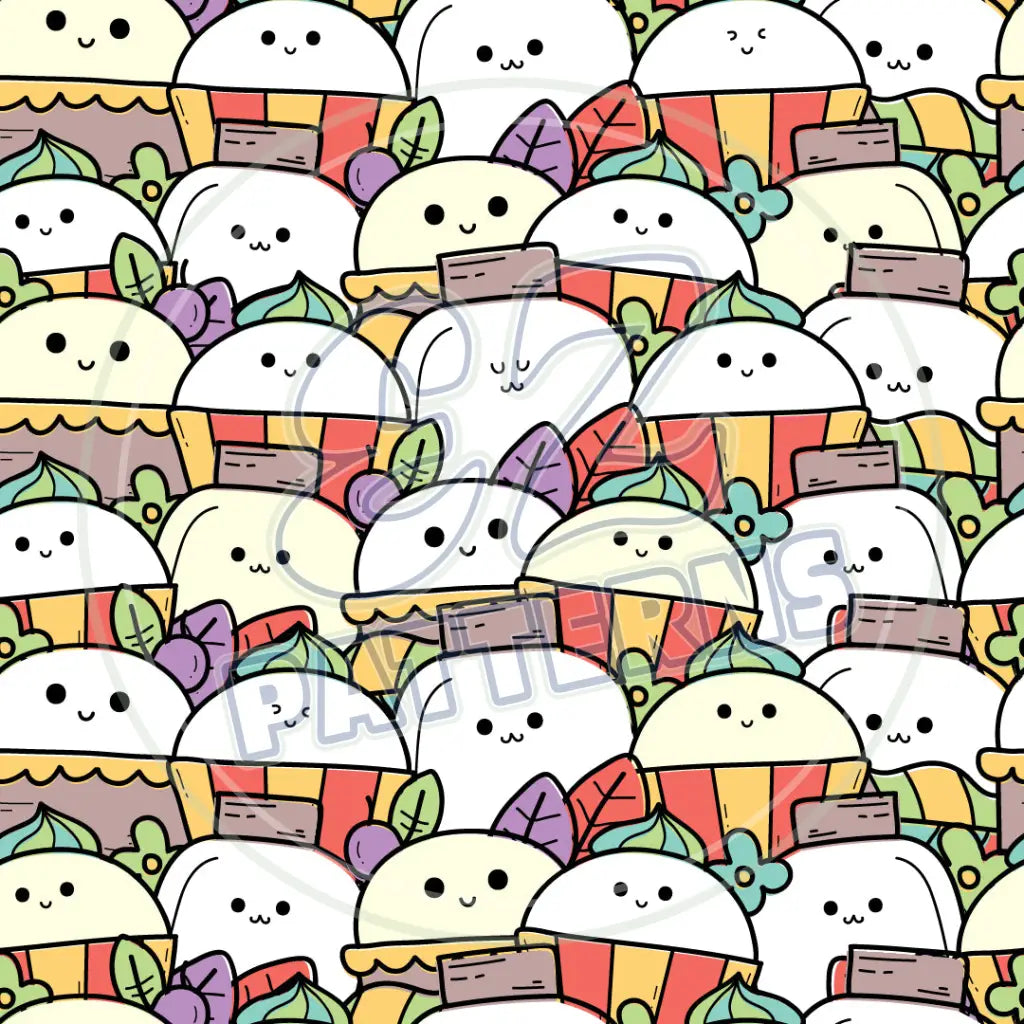 Dumpling Dudes 003 Printed Pattern Vinyl