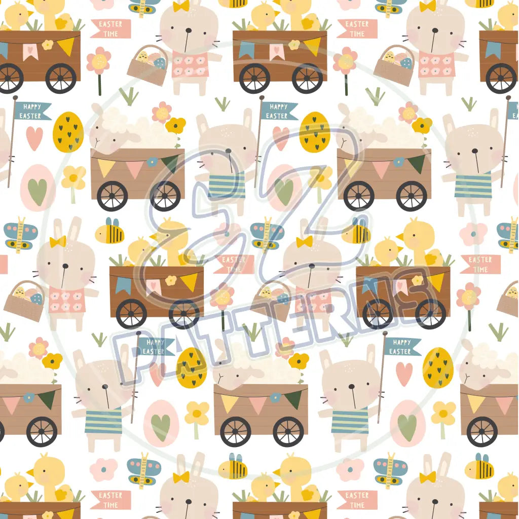 Easter Friends 010 Printed Pattern Vinyl