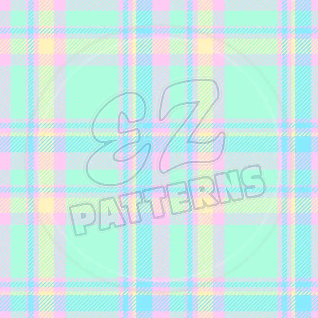 Easter Plaid 013 Printed Pattern Vinyl