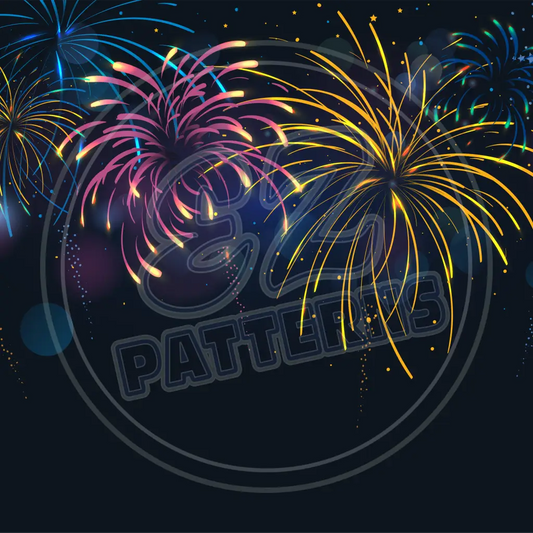 Fireworks 004 Printed Pattern Vinyl