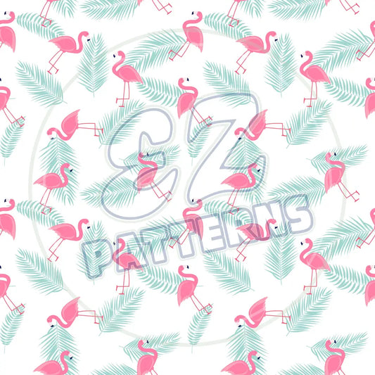 Flamingo Friends 001 Printed Pattern Vinyl