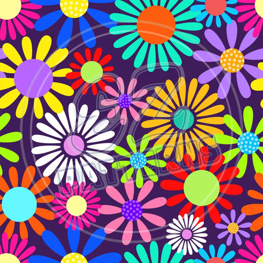 Flower Power 003 Printed Pattern Vinyl