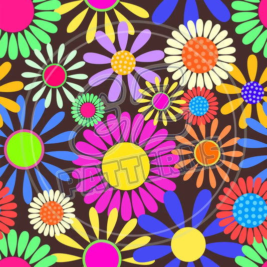 Flower Power 004 Printed Pattern Vinyl